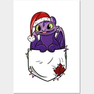 Christmas Toothless Posters and Art